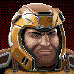 Ranger (Quake) pixelart portrait