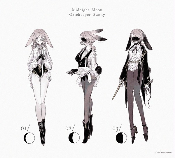 ☽︎🐰 - 1/2