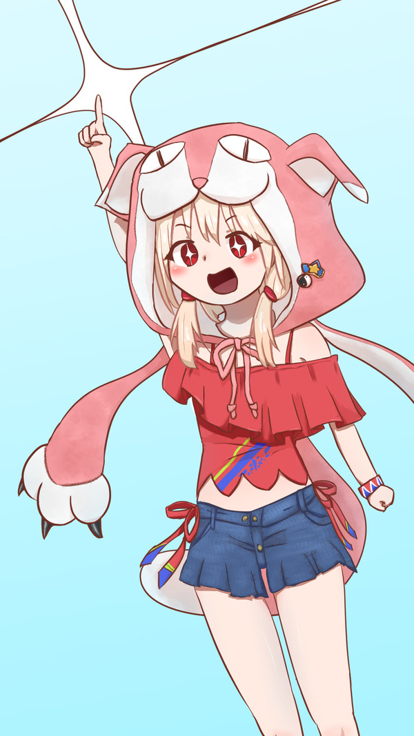水着イリヤちゃん