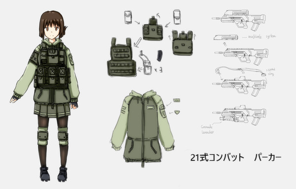 21式コンバット　パーカー