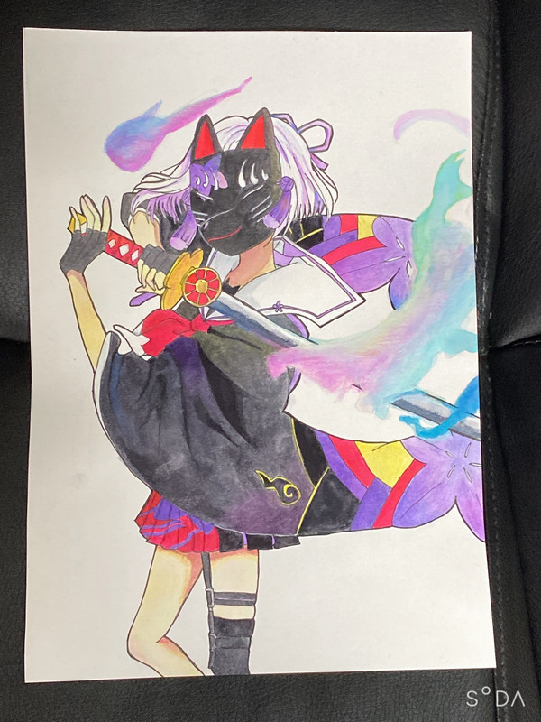 甘色描いた！