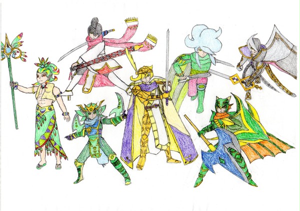 【オレカバトル】ジェネラル・バルトの竜の巣探索戦　イラスト