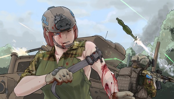 Bleeding in the forest