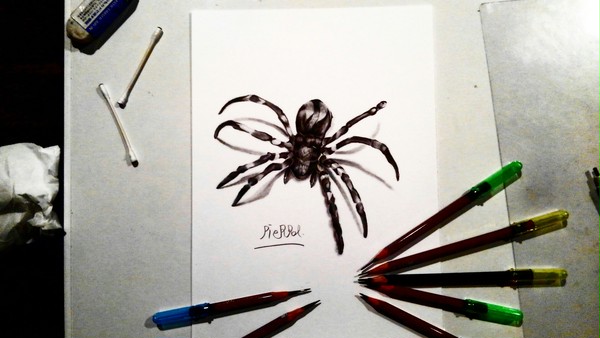 鉛筆画