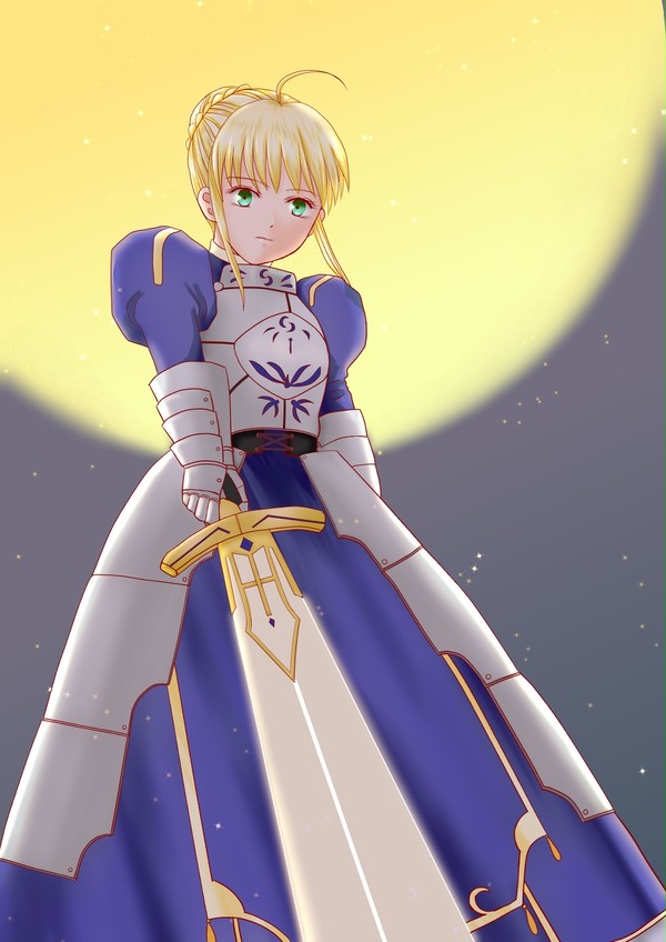 Fateシリーズが好きなら一回はセイバーを描いてみる