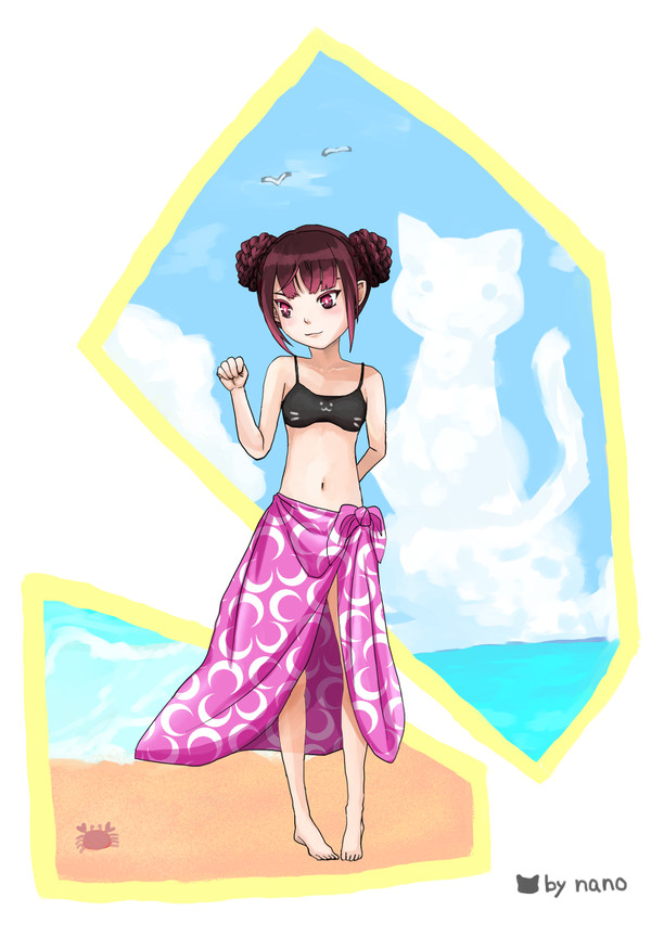 水着ツクヨミちゃん