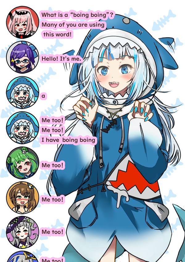 サメちゃんは、日本で同族を見つけたようです。🦈