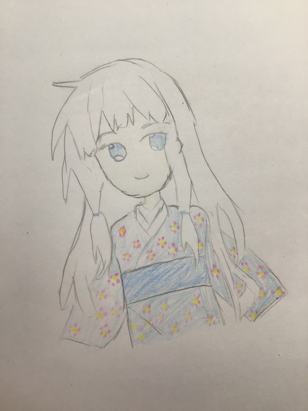 雪菓さんのキャラを描かせて頂きました