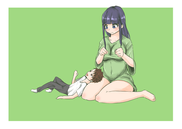 大きな女の子