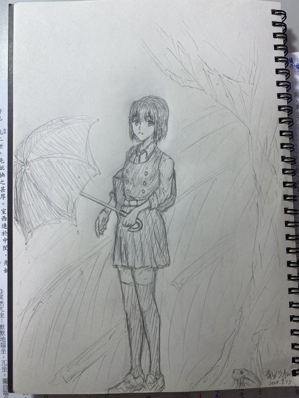 雨の後
