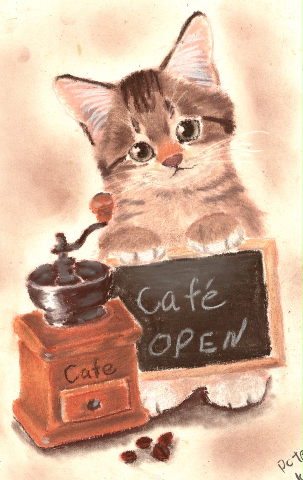 子猫のカフェオープン