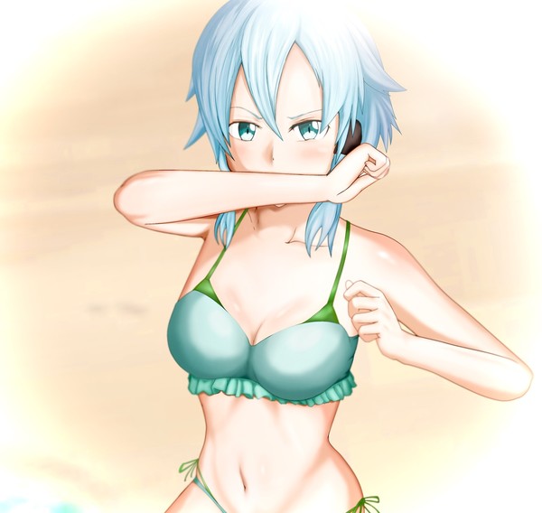 何かをされたシノン
