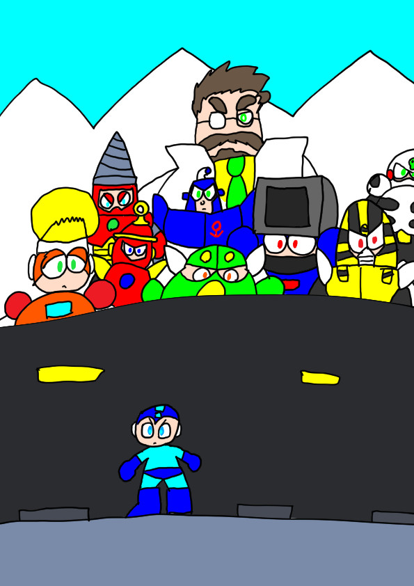 ロックマン４　プレイした後のイラスト