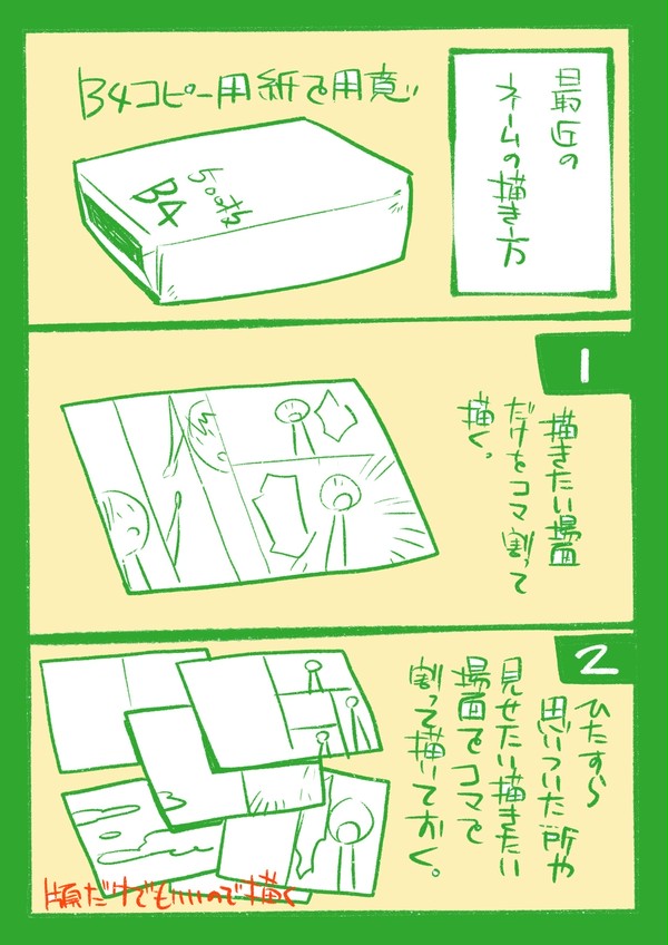ネームの描き方。 - 1/4