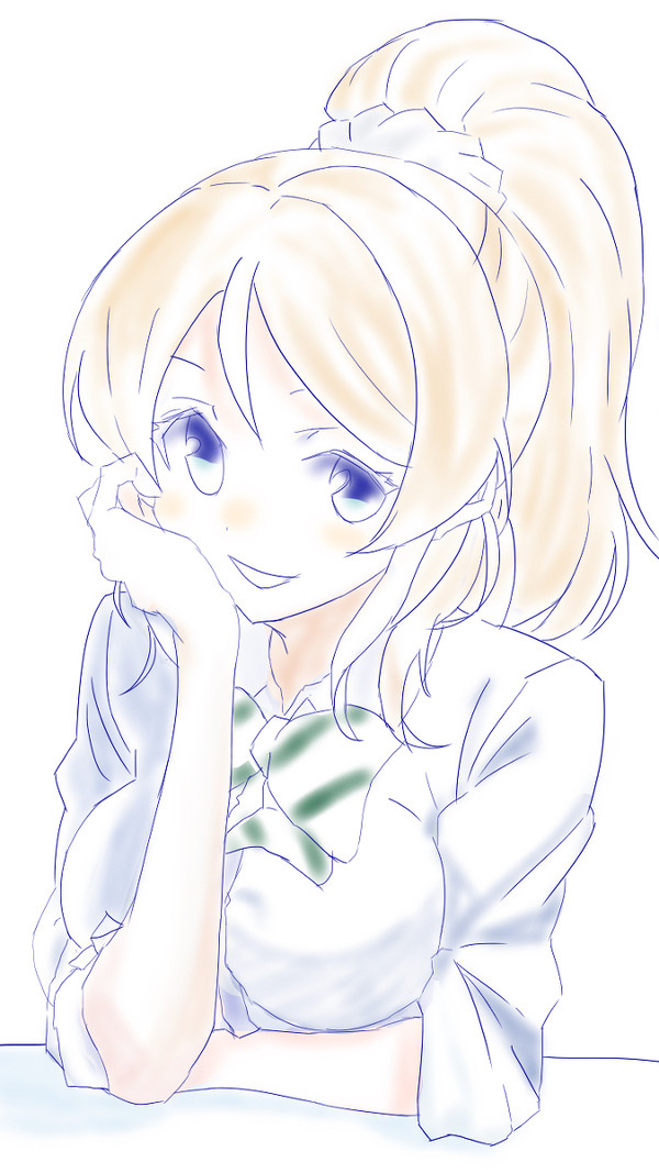 【ラブライブ】えりち描いてみた
