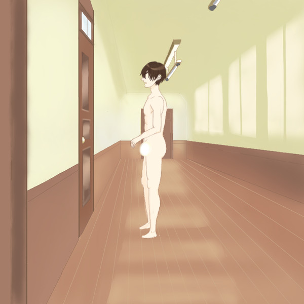 一糸纏わぬ嶺