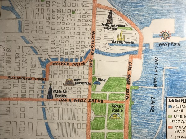 Chicago Downtown Map