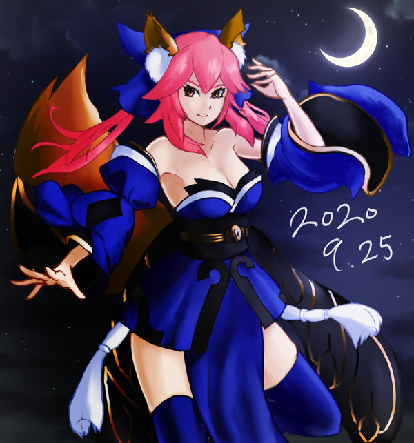 FGOの玉藻さん（イラスト練習）