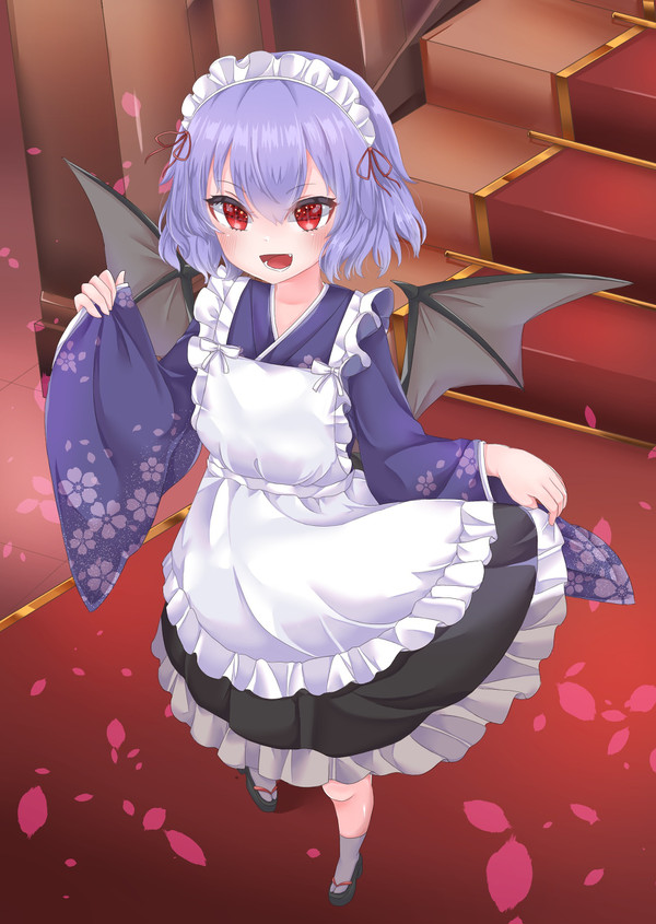 和風メイドなお嬢様