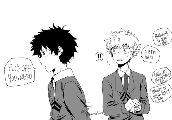 switch personality [BakuDeku]