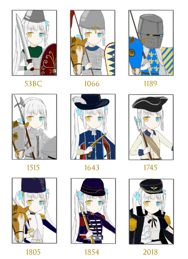 カグラメア：フランス軍服メイドの歴史