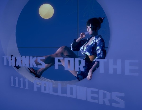 Thanks for the 1111 followers!!