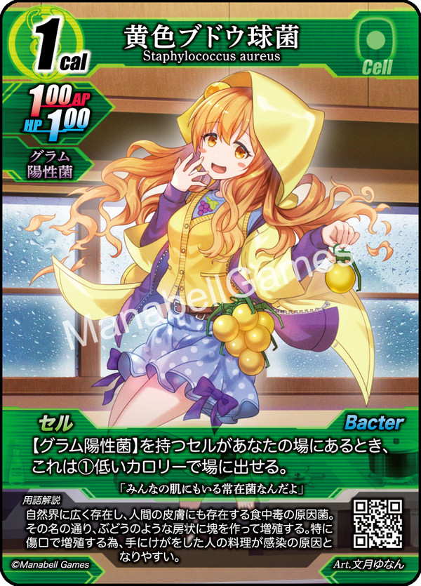 黄色ブドウ球菌　生物学カードゲームCELL
