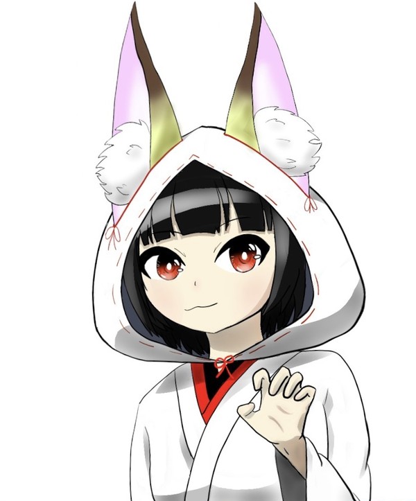 狐耳 巫女 オリジナルキャラ