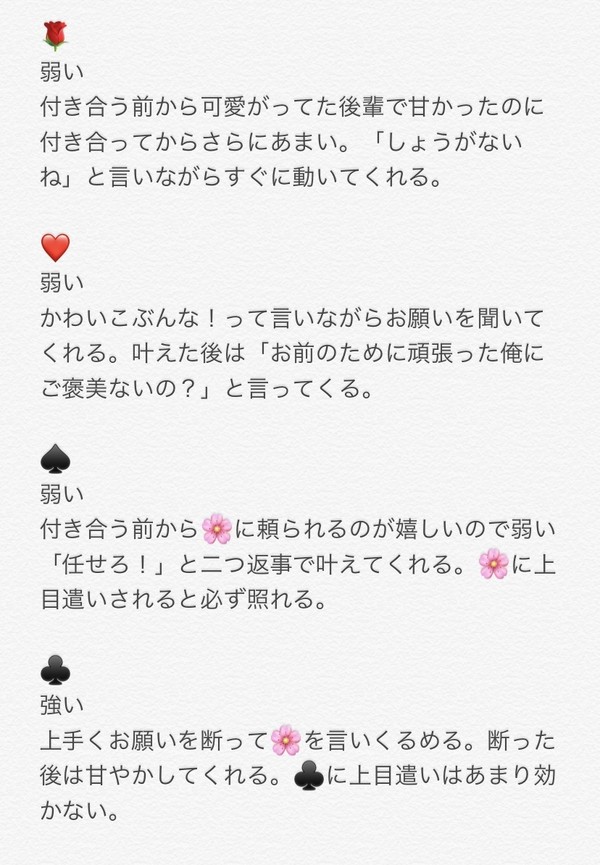 🌸の上目遣いのおねだりに弱いか、強いか