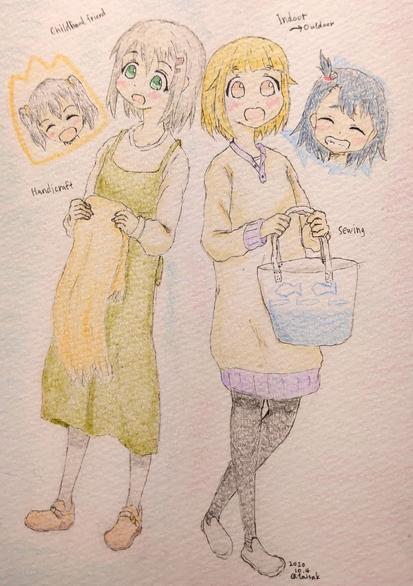 なにかと似ている2人