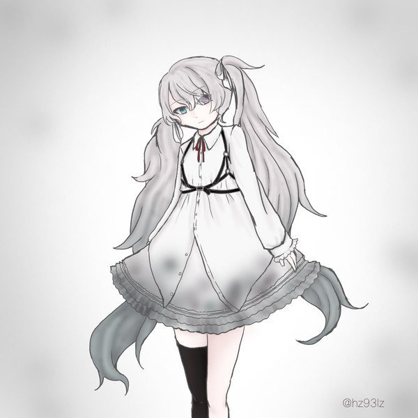 真っ白