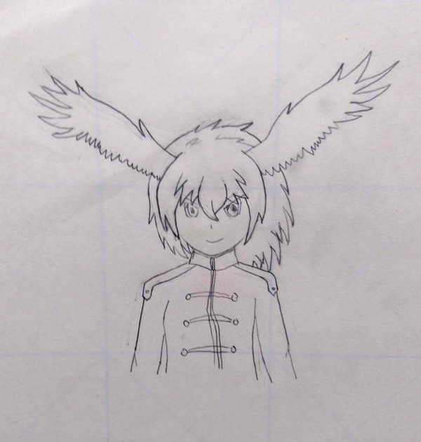 けものフレンズ - イヌワシ（新）線画