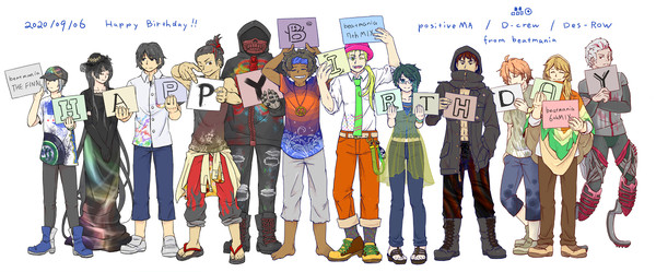 【曲擬人化】Happy 200906!!(+1ヶ月)