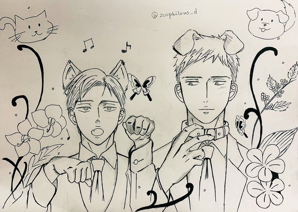 ニャシロとワンメキ