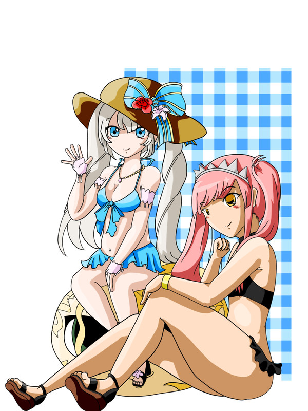 メイヴちゃんとマリーちゃん