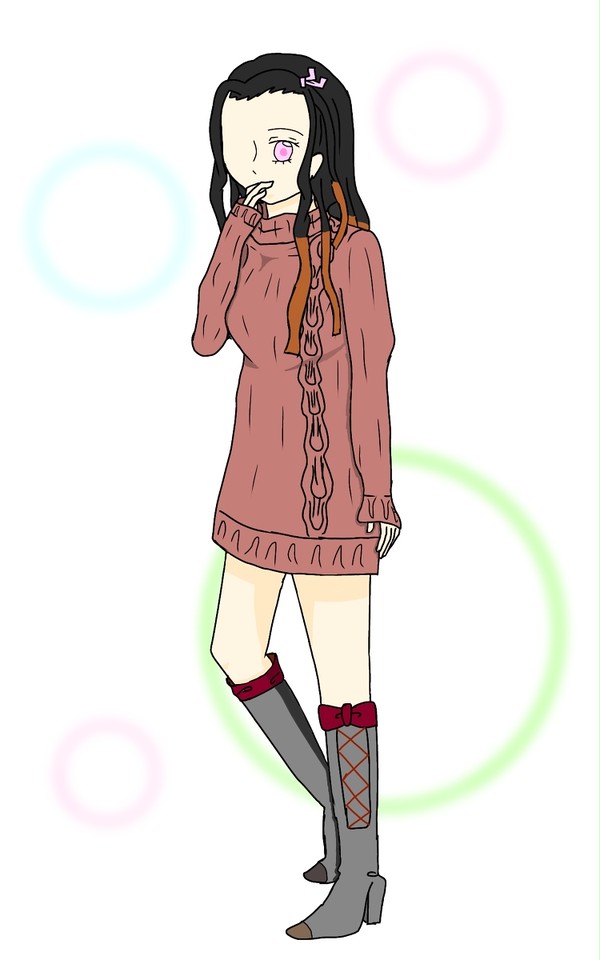 現代冬服の禰豆子