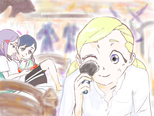 「気合バッチリ!!」