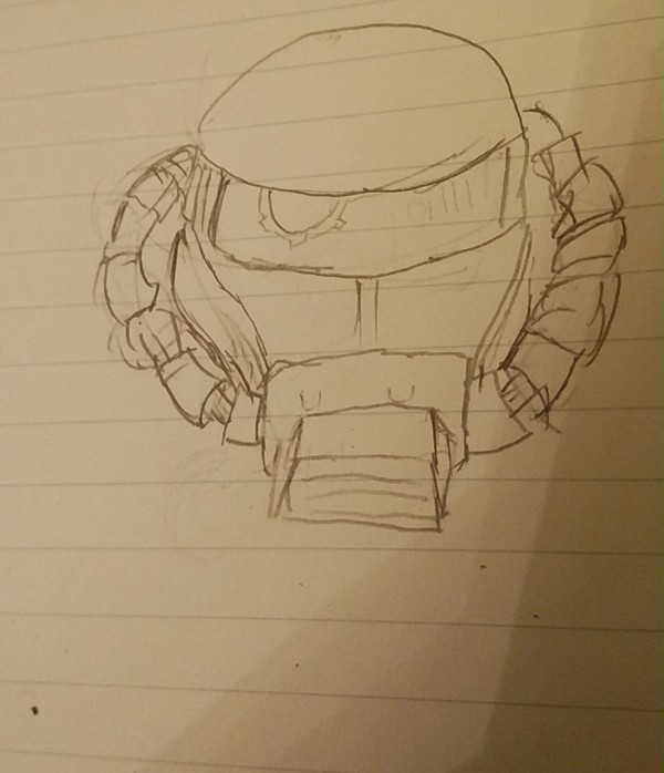 友人に触発されて書いた絵