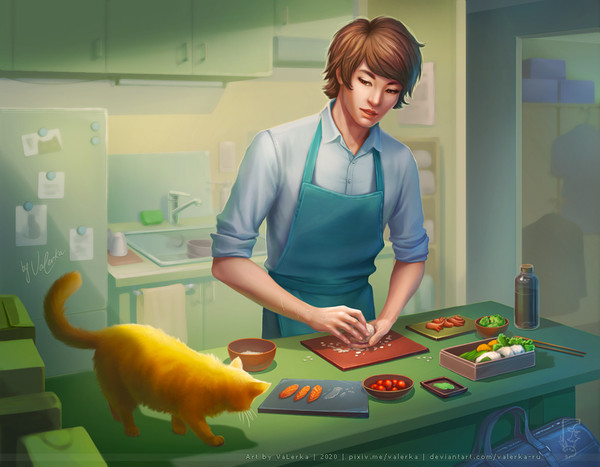 Making bento