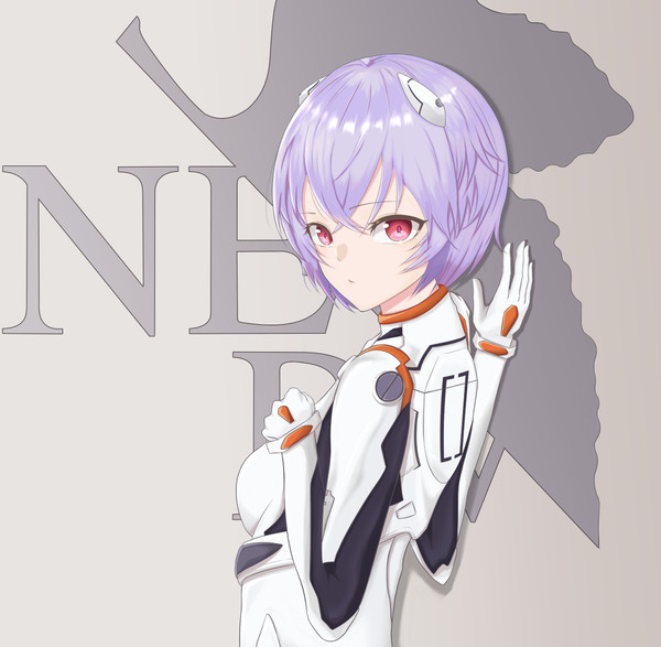 綾波レイ描いてみた。