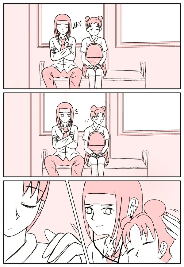 High school AU 2: On the bus