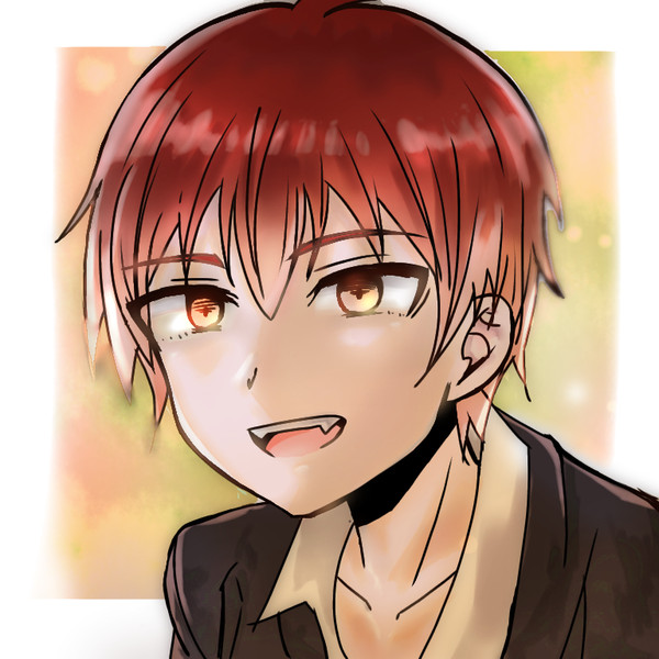 アイコンのイラスト(赤羽業君)