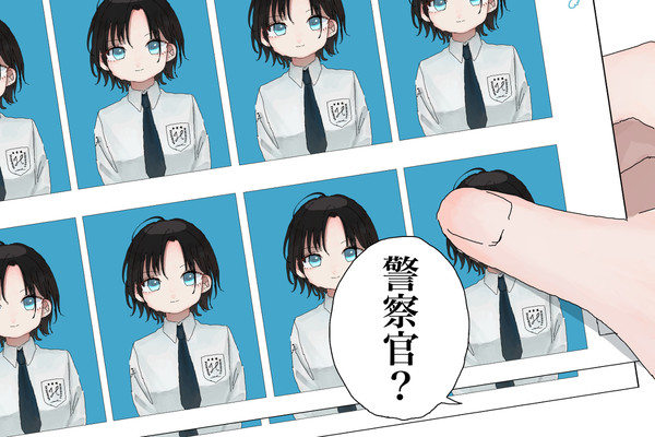 証明写真を撮るために黒髪にした透