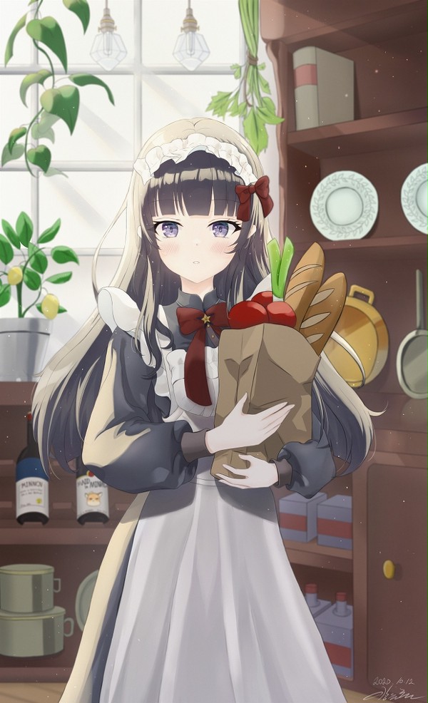 メイドとキッチン