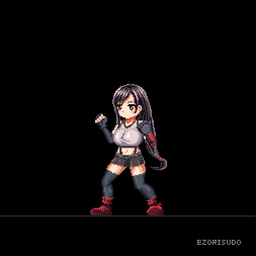 ティファ待機モーション