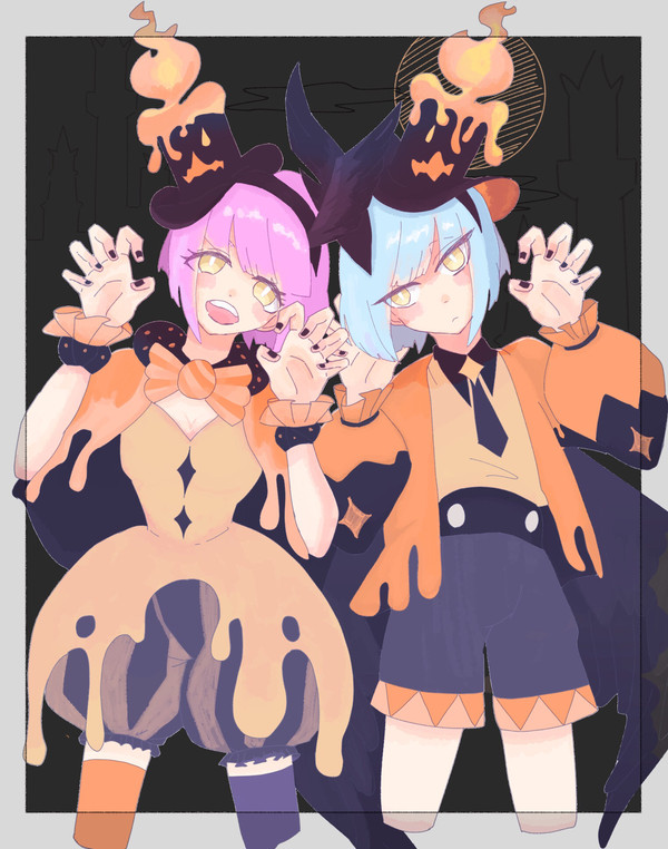 エリア＆ライラ ハロウィンver.