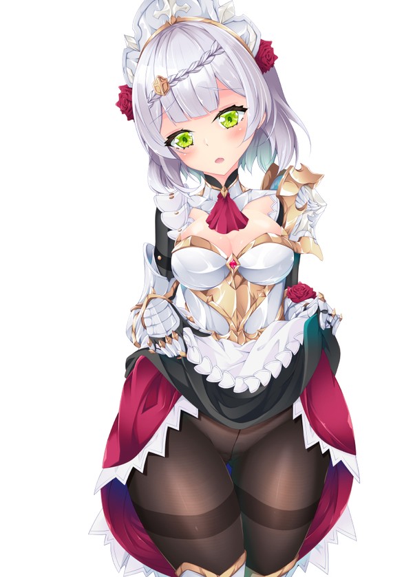 【原神】たくし上げ黒タイツメイドさん【ノエル】