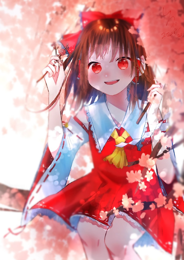 桜に包まれて