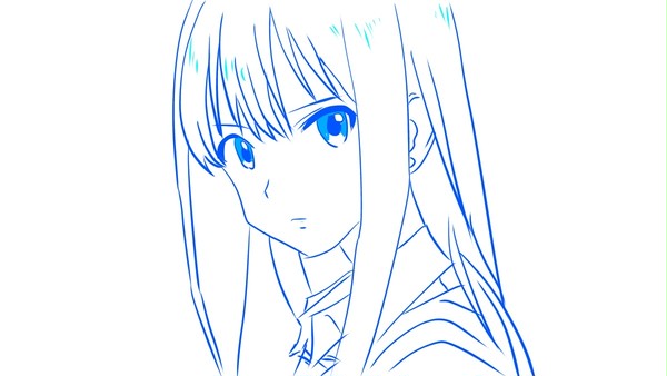 渋谷凛　なぞり書き