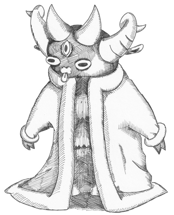 Aries Maximus Pen Drawing